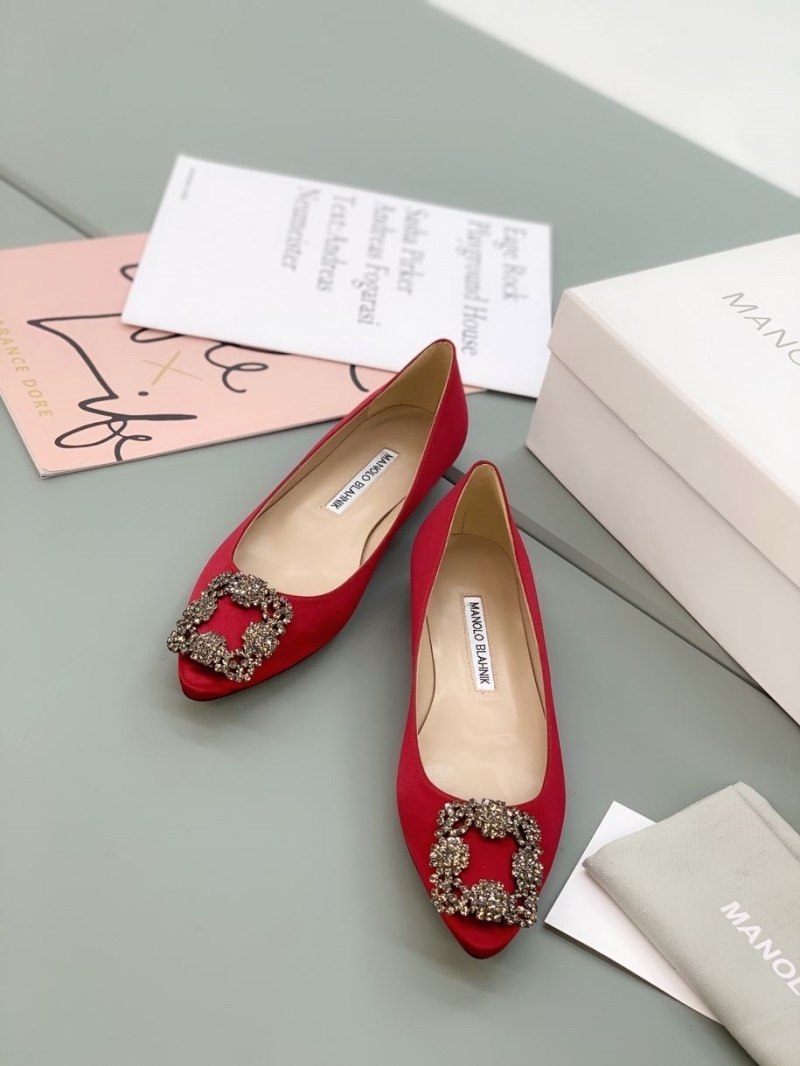 Manolo Blahnik flat shoes